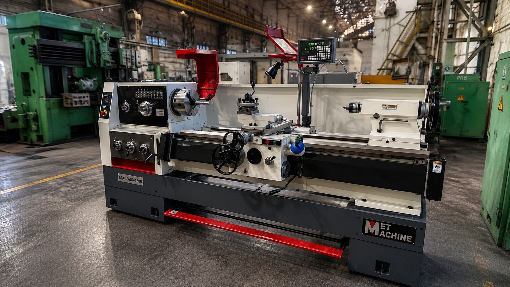 Универсальный токарный станок MetMachine с УЦИ TM-6250B-2000 - 6