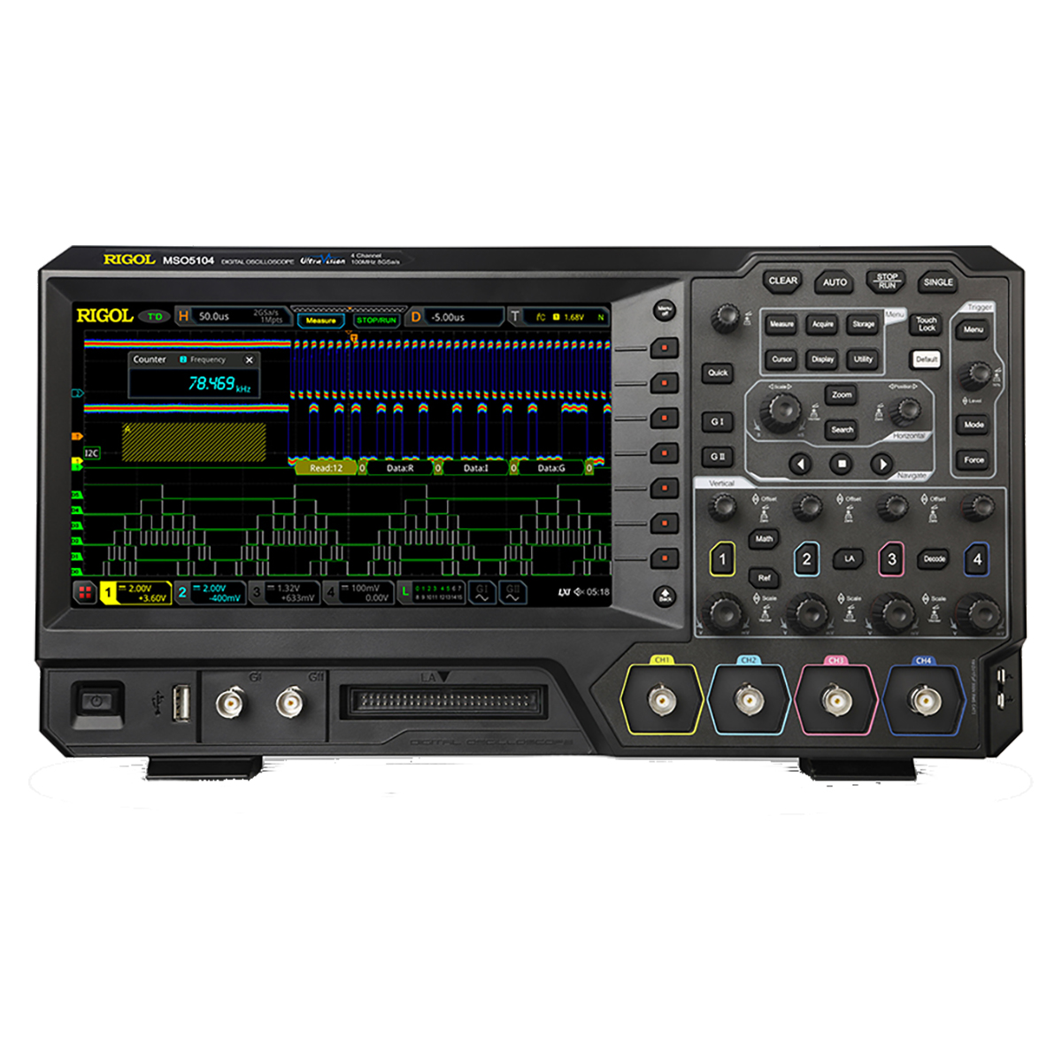 Цифровой осциллограф RIGOL MSO5104 с поверкой