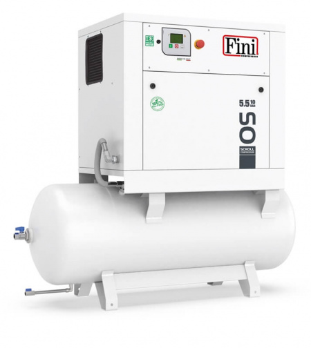 Спиральный компрессор на ресивере FINI OS 7.5-10-500