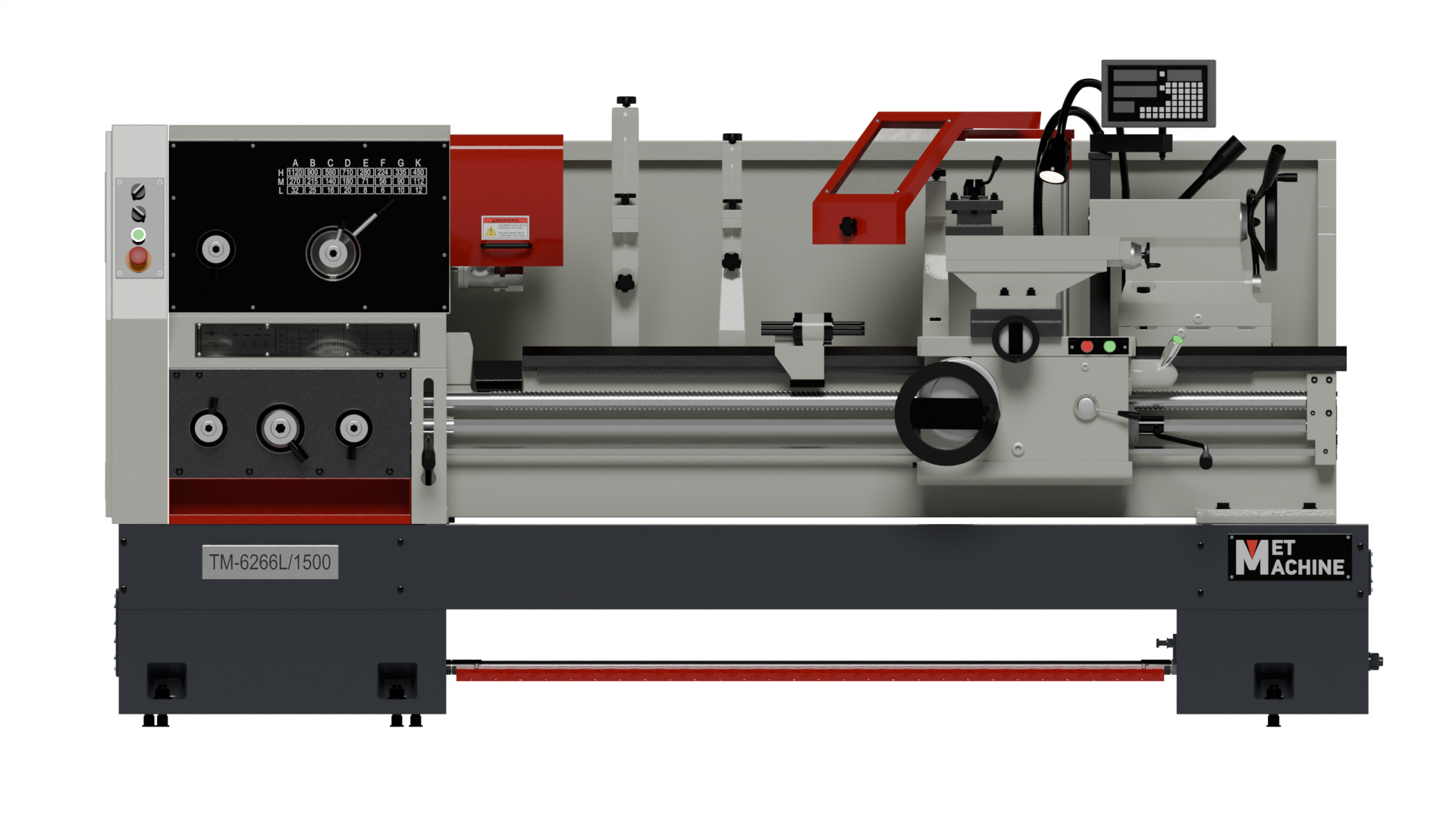 Универсальный токарный станок MetMachine с УЦИ TM-6250B-2000 - 2